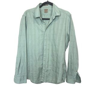 Rare Rabbit Hecker Pastel Green Size large button‎ up